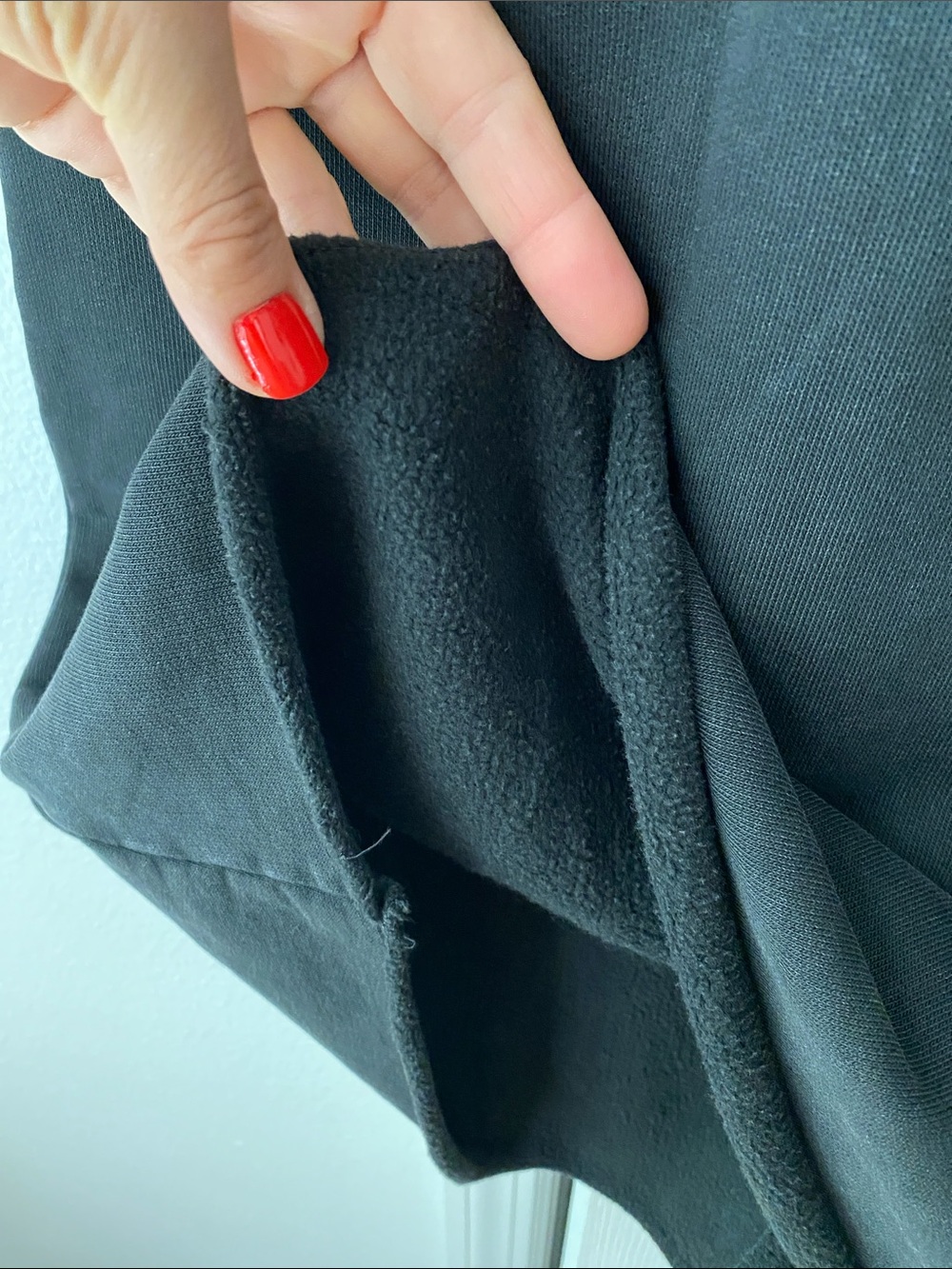 Women's Zara Black Maxi Sweatshirt Skirt with Elastic Waist - Picture 4 of 6